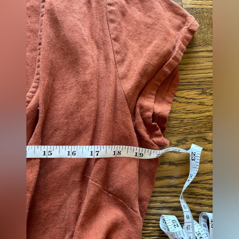 NotPerfectLinen wrap jumpsuit - Picture 5 of 6